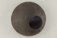 AquaKeramik Igluh&ouml;hle aus Ton &Oslash; 14 cm Dunkelbraun
