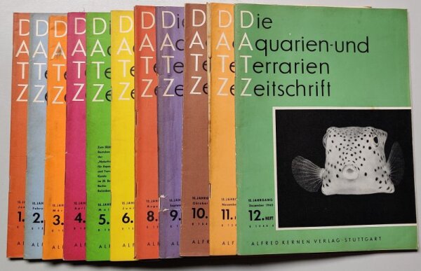 DATZ - 1962 gesamter Jahrgang