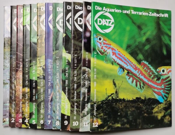 DATZ - 1986 gesamter Jahrgang