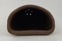 Fronteingangsh&ouml;hle Welsh&ouml;hle 5-9x28 cm mit sehr kleinem Defekt dunkelbraun