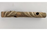 Tonr&ouml;hre 36 cm lang mit drei Fenstern Camouflage als Versteck oder Pflanzstamm