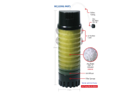 Ziss Aqua ZB-200 Bubble Bio kleiner luftbetriebener Aquarienfilter