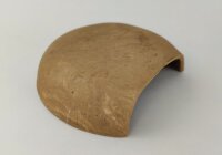 AquaKeramik Igluh&ouml;hle aus Ton &Oslash; 18 cm Toreingang braun meliert flach