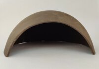 AquaKeramik Igluh&ouml;hle aus Ton &Oslash; 24 cm Toreingang Dunkelbraun