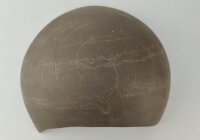 AquaKeramik Igluh&ouml;hle aus Ton &Oslash; 24 cm Toreingang Dunkelbraun