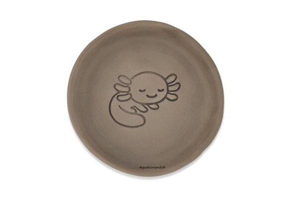 Futterschale mit Axolotl-Motiv 14 cm &Oslash;